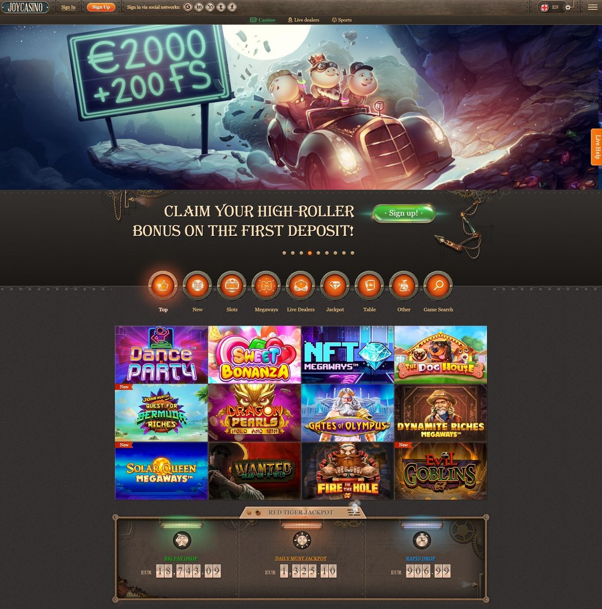 В JoyCasino есть все необходимое, чтобы доставить удовольствие игрокам