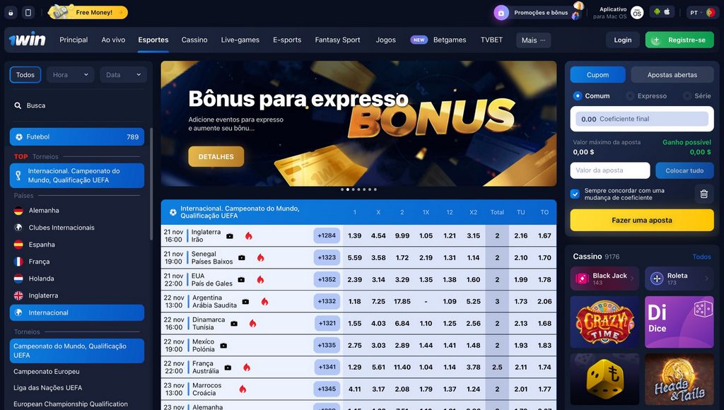 1win Argentina - Cómo registrarse y obtener un bono