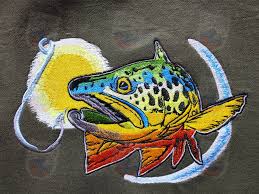 Банные шапки с вышивкой на 5