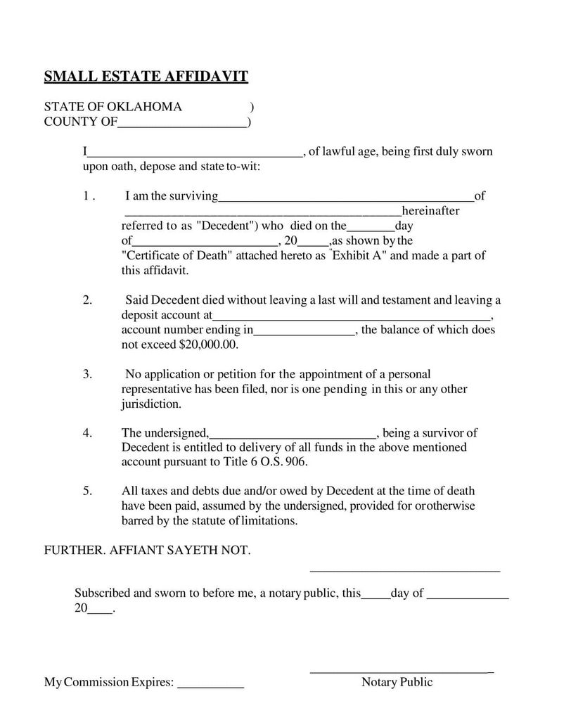 Recognizing the Small Estate Sworn Statement and Simplified Probate Procedures